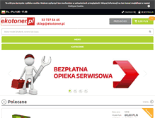 Tablet Screenshot of ekotoner.pl